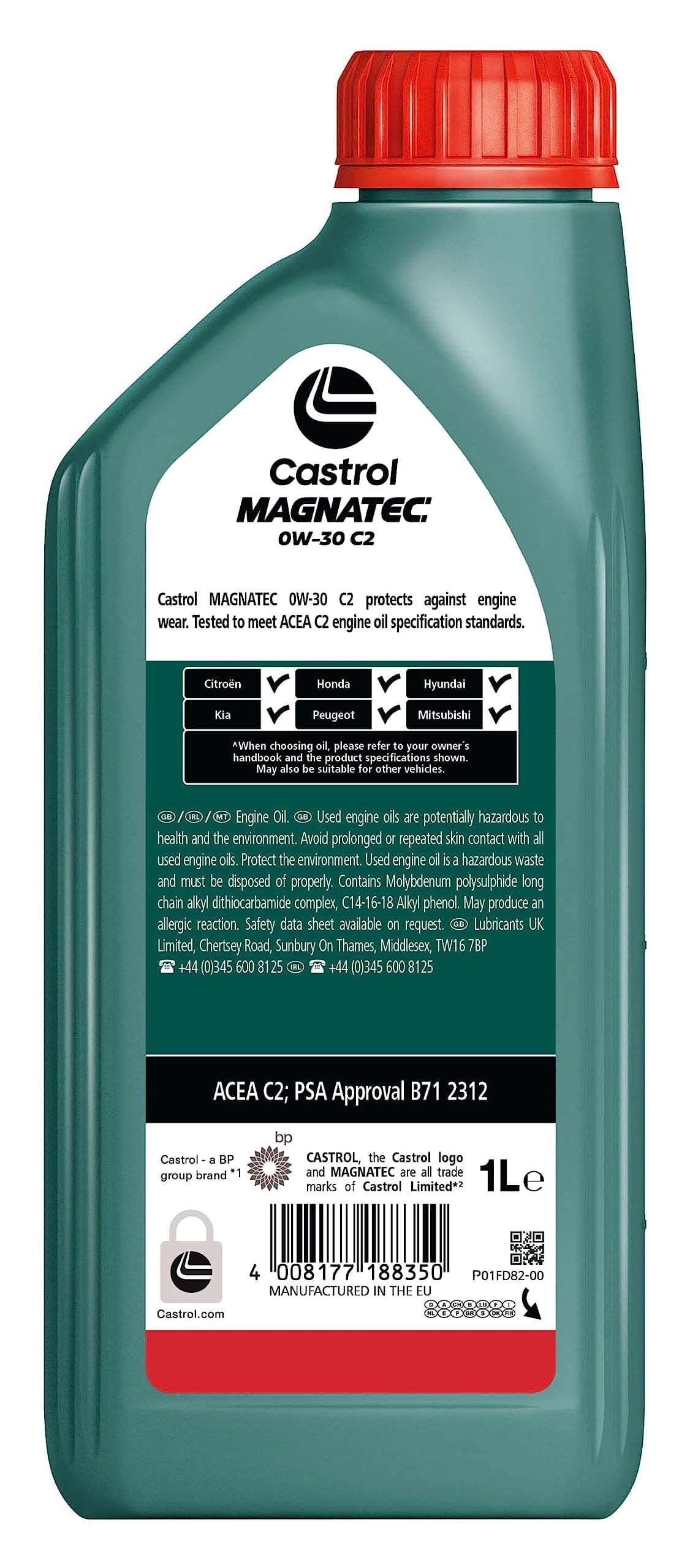 Castrol MAGNATEC 0W-30 C2 Engine Oil 1L — view 2