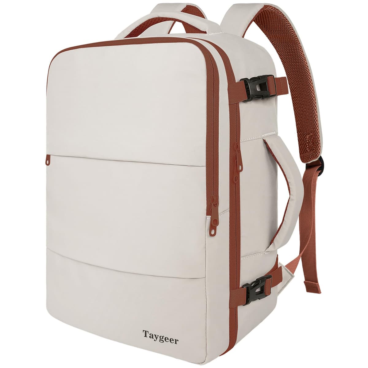 Travel Backpack for Women, Carry On Backpack with USB Charging Port & Shoe Pouch, TSA 15.6inch Laptop Backpack Flight Approved, College Gym Bag Casual Daypack for Weekender Business Hiking, Beige — view 22