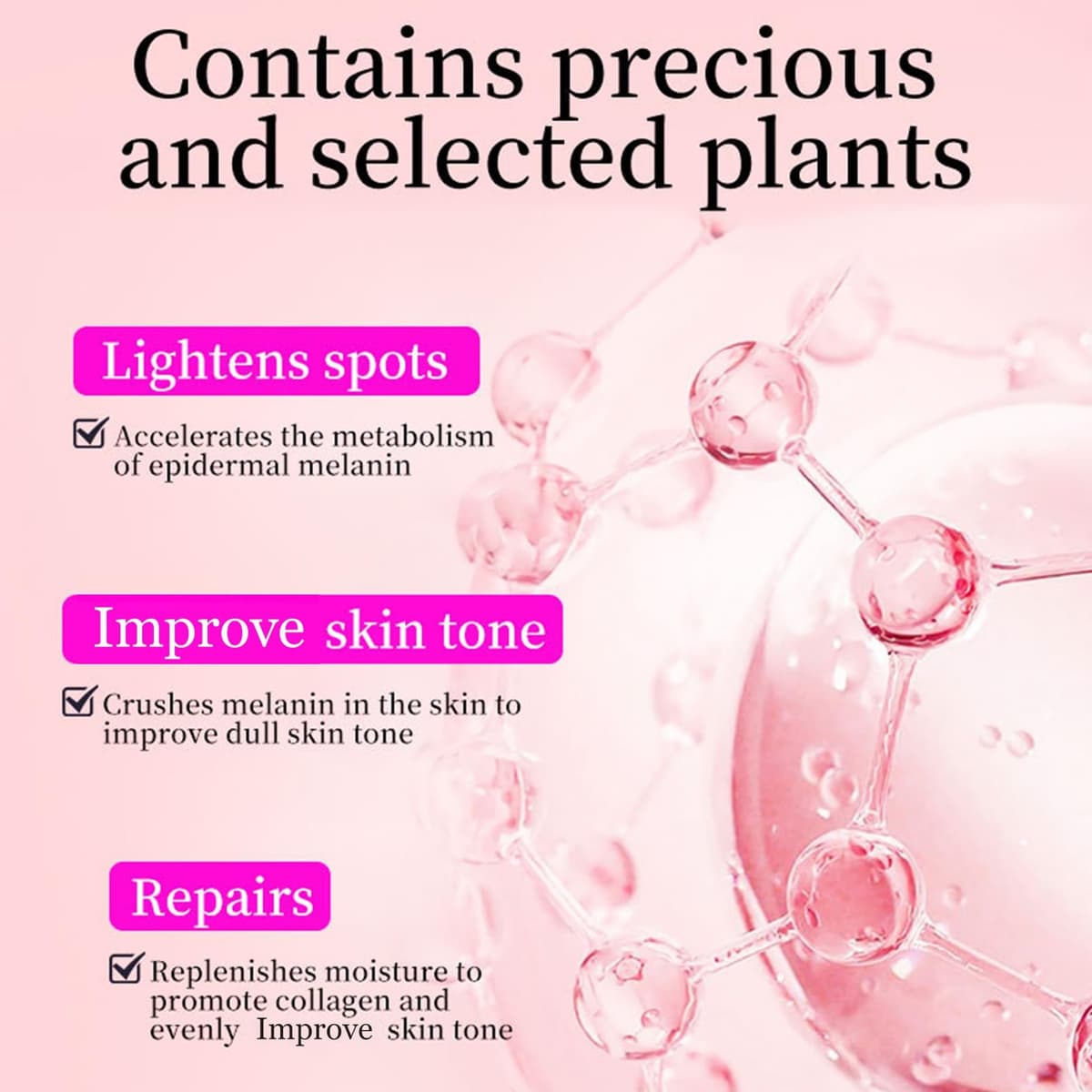 Arbutin 7% + ácido tranexámico 4% crema – Dark Spot Remover Skin Lightening Cream, Eliminador de manchas de pigmentación facial – Crema Glow Skin contra manchas de pigmento, pecas e imperfecciones — view 3