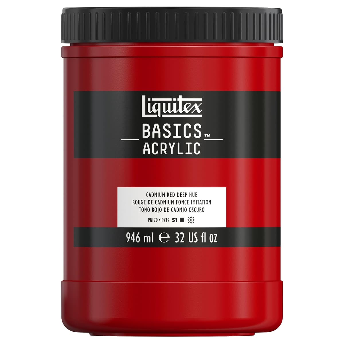 LIQUITEX Basics Acrylic Paint, Mars Black, 118 ml Tube — view 21
