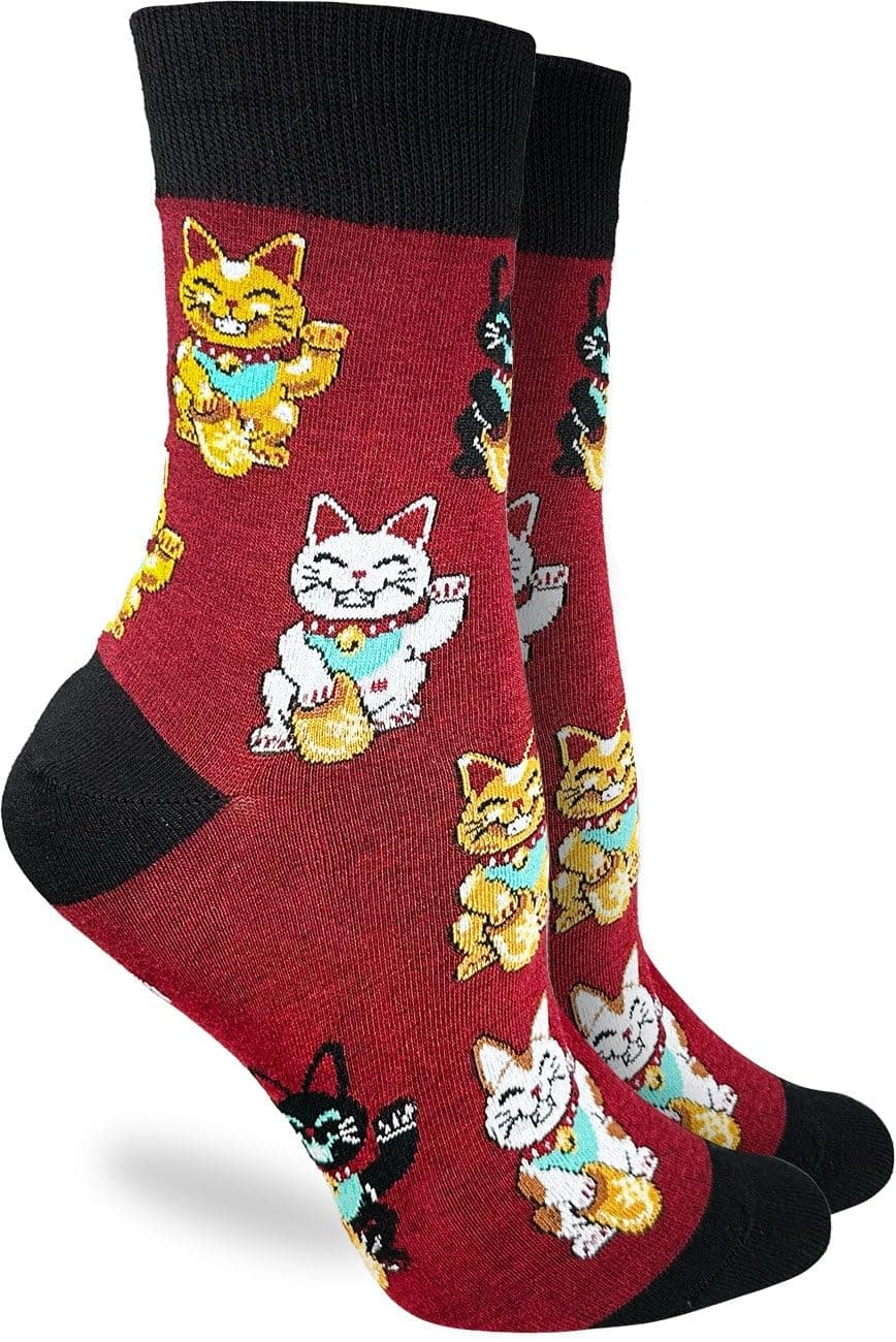 Good Luck Sock Women's Floral Dinosaurs Socks, Shoe Size 5-9 — view 245