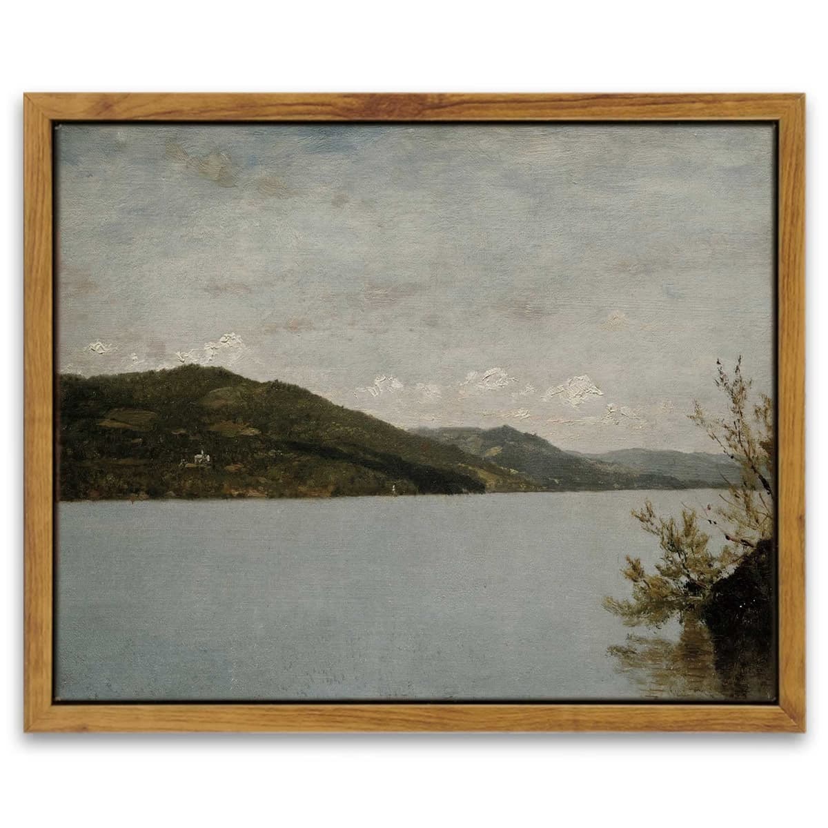 InSimSea Framed Canvas Wall Art, Meadow with Flowers Painting, Landscape for Living Room, Bedroom, Home, Bathroom Decor, 8x10 — view 161