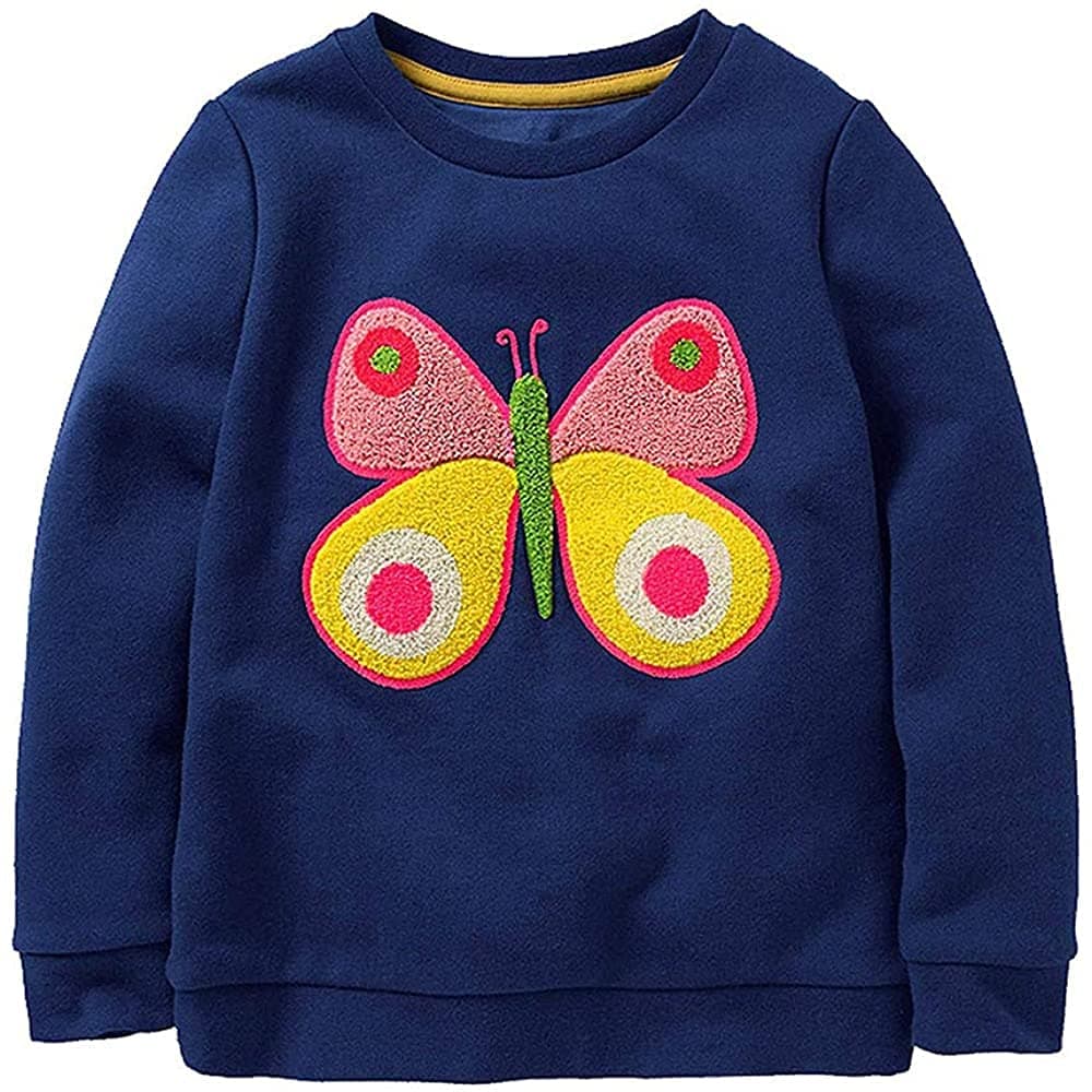 TEDD Sudaderas Niña Unicornio Camiseta Manga Larga 100% Algodón Jersey sin Capucha para Nina 1-12 años — view 21