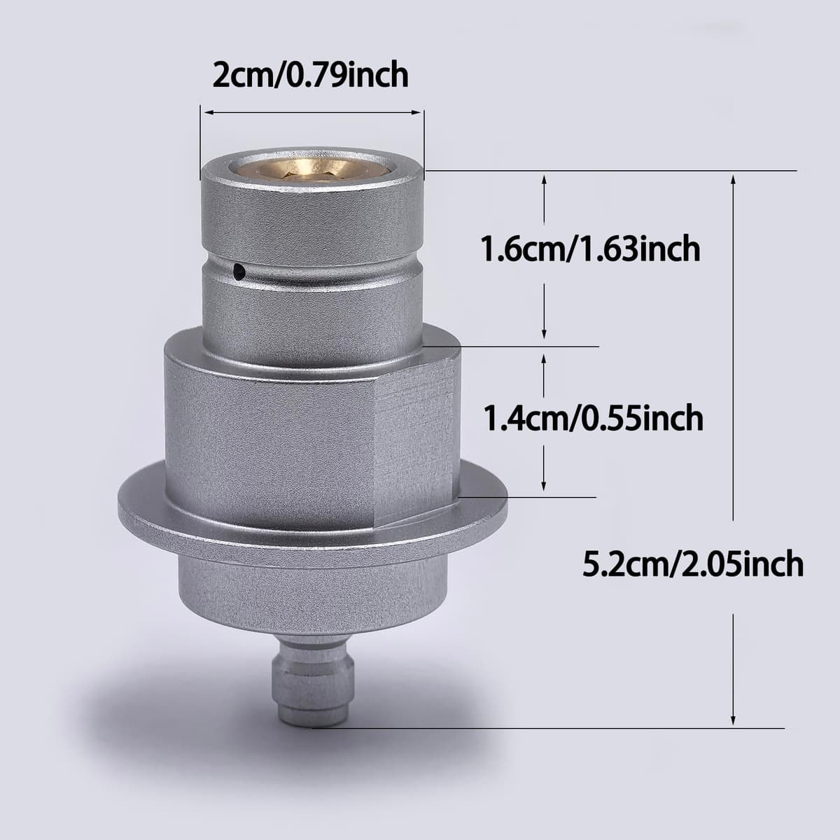 DRYHTEN Máquina de agua de soda Terra Duo Art Gaia Quick Connect con acoplamiento rápido de 8 mm para depósito de CO2/botella externo — view 4