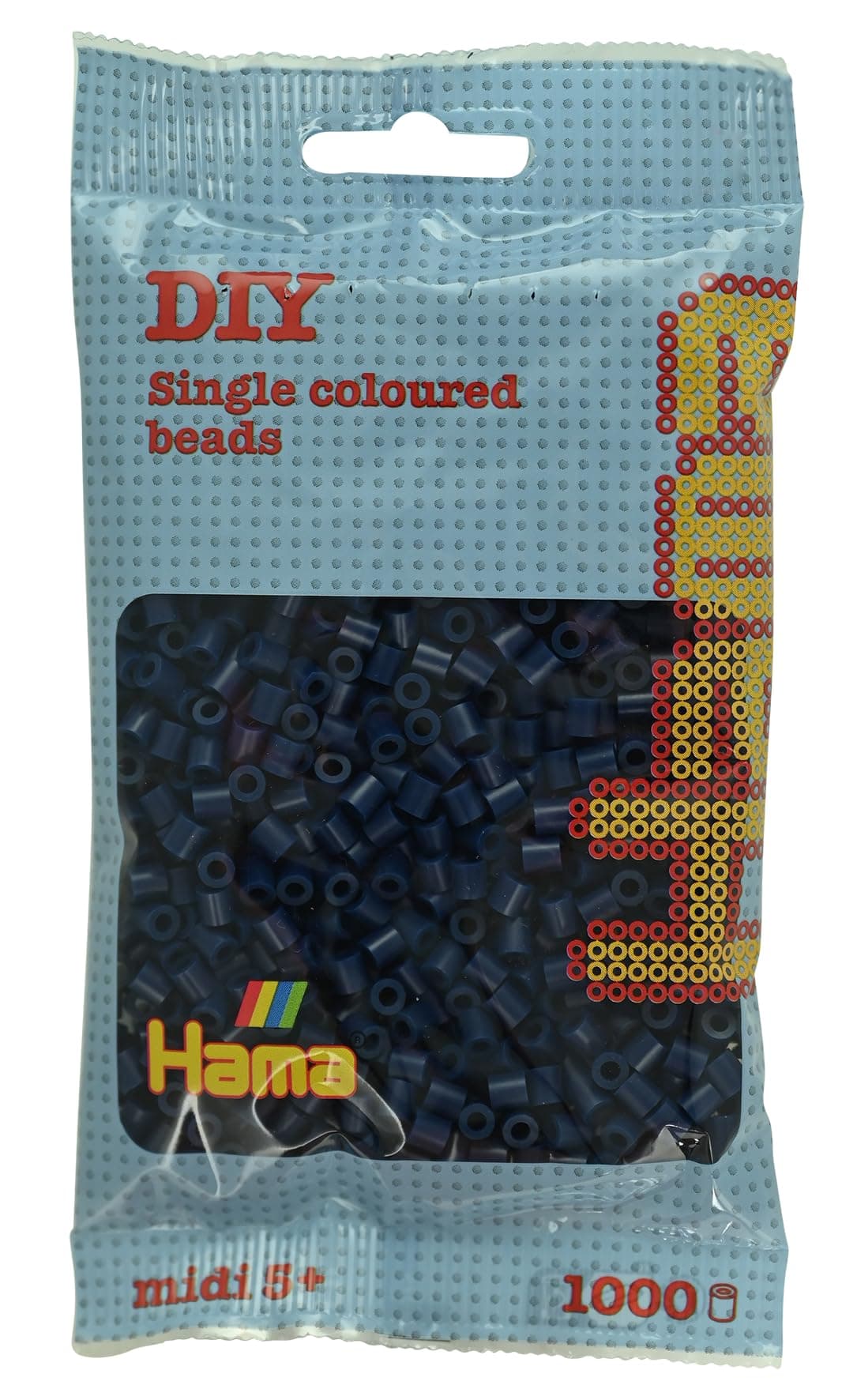HAMA Bolsa de perlas | Aprox. 1000 cuentas midi fusibles para manualidades y mosaicos | Perlas de fusión para niños creativos 5+ | Juego de arte y decoración | Beige — view 23