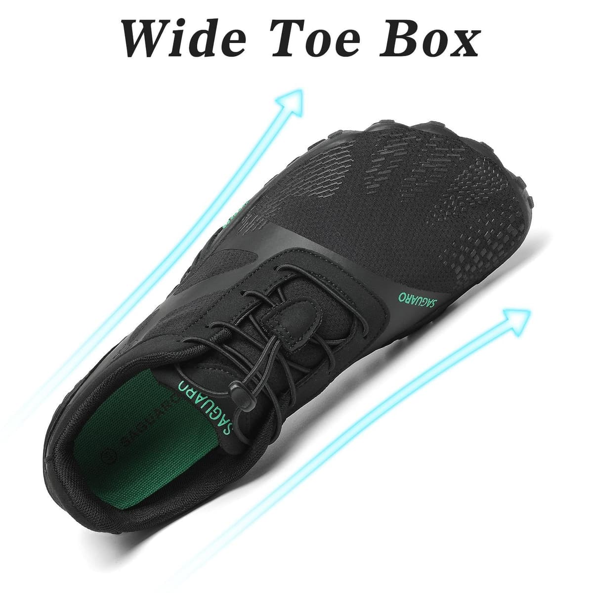SAGUARO Barefoot Zapatillas de Trail Running Minimalistas Zapatillas de Deporte Exterior Interior Zapatos de Deportes Acuaticos,Unisex-Adulto — view 5