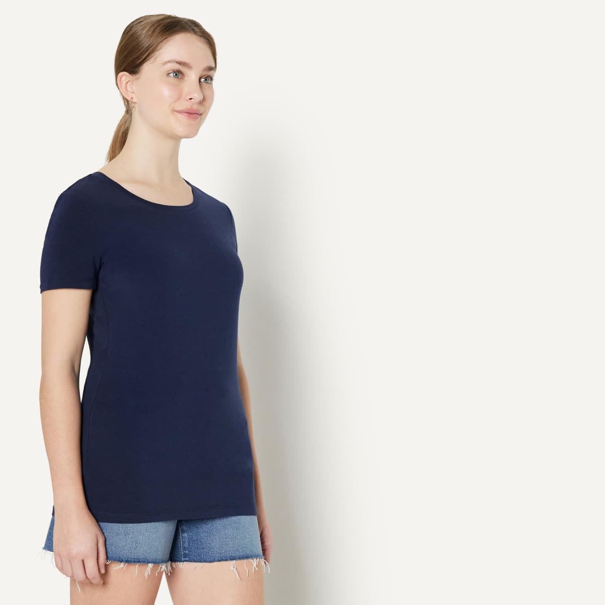Amazon Essentials Women's Regular-Fit Short-Sleeve T-Shirt (Crewneck and V-Neck Options), Multipacks — view 83