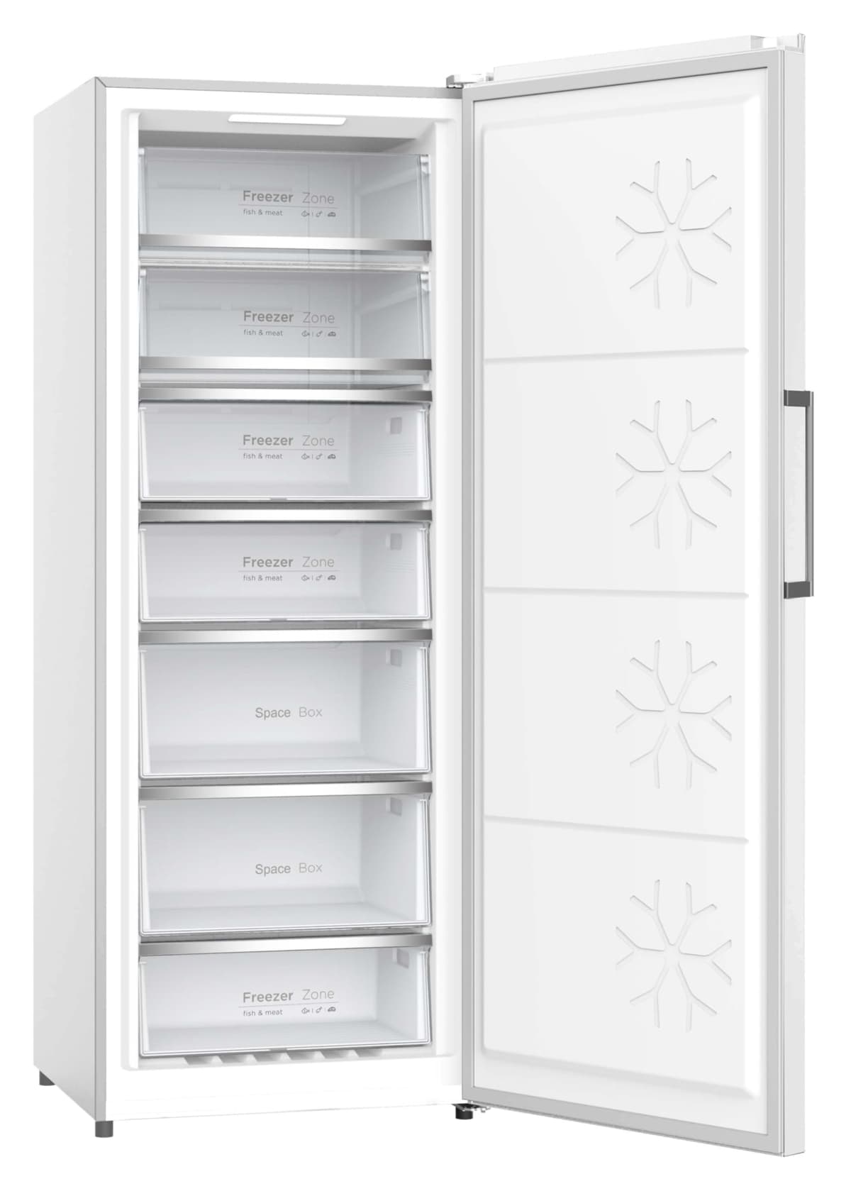 CONGELADOR VERTICAL CV-50W INFINITON (A+, BLANCO, Altura 51cm, 33 Litros, Puerta reversible, Termostato regulable, Independiente) — view 5