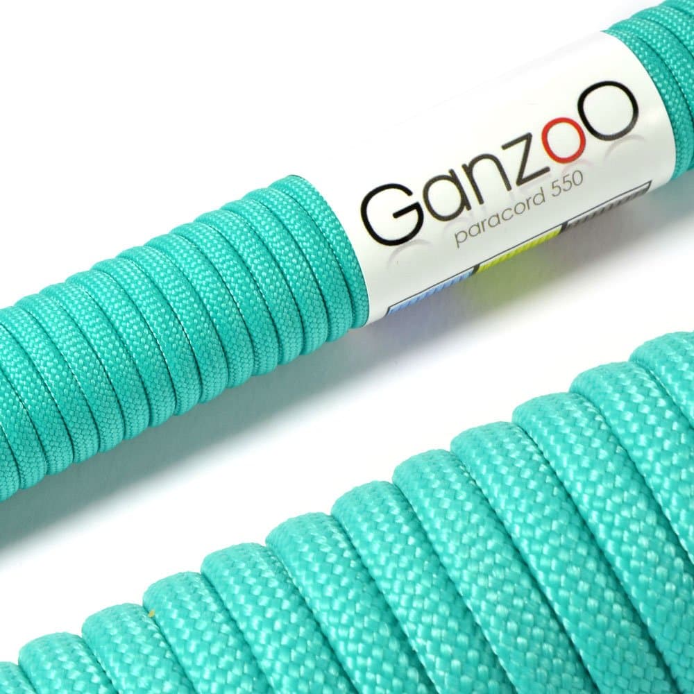Ganzoo Paracord 550, Cuerda de 4 mm, 30 Metros, Poliéster, Tipo 3-7 Hilos Interiores, Correa de Perro Collar Pulsera, Camping Supervivencia y Cuerda Multiusos, Verde Oscuro — view 89