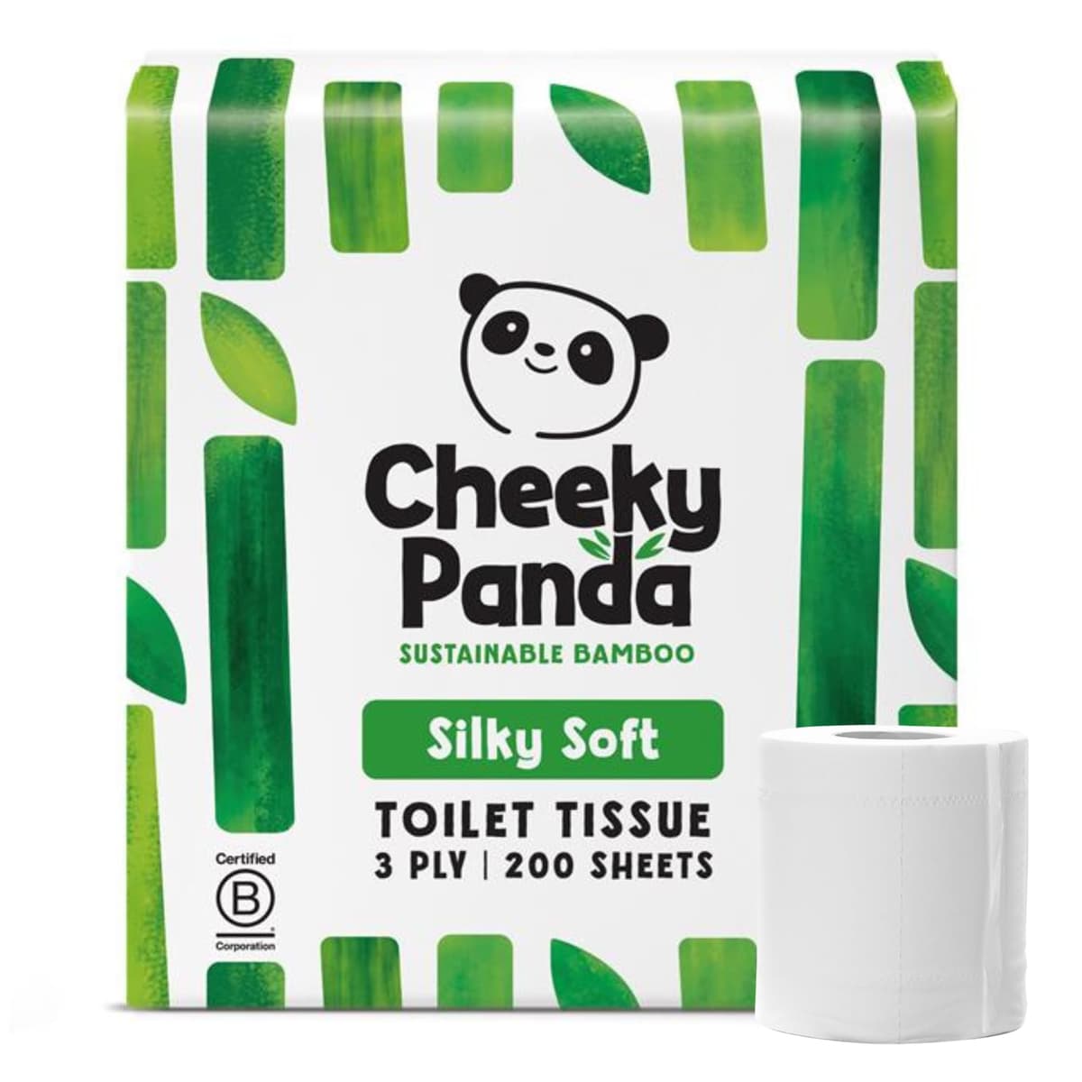 The Cheeky Panda Bamboo Toilet Paper – 9 Rolls of Toilet Paper | Plastic Free Packaging and Sustainable Toilet Tissue | 100% Compostable — view 11