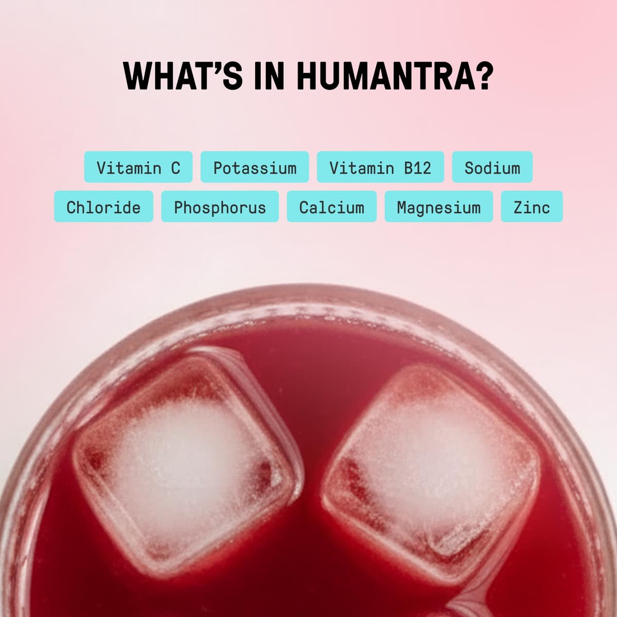 Humantra Electrolytes Powder - Black Cherry Flavor, 20ct - Powdered Hydration Sachets - Plant-Based Electrolyte Powder with 6 Electrolytes - Vegan, Sugar Free, Gluten Free — view 5