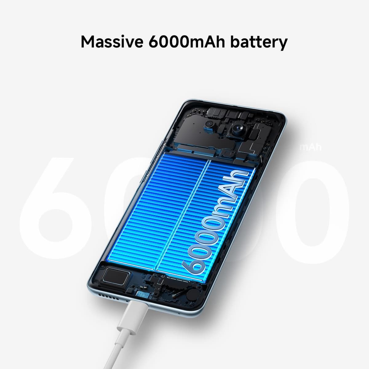 XIAOMI Redmi Note 15, Smartphone 6+128 GB, Massive 6000mAh Battery, Water Resistance, 108MP Super-clear Camera, 6.77" FHD+ Display, Glacier Blue, Warranty 2 years, Charger Not Included — view 12