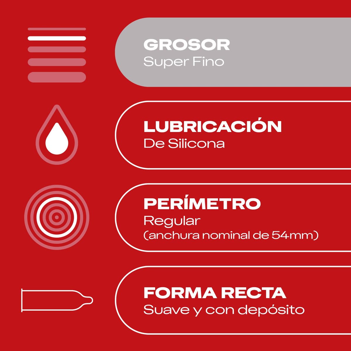 Durex Preservativos Super Finos Contacto Total para Mayor Sensibilidad - 12 condones — view 4