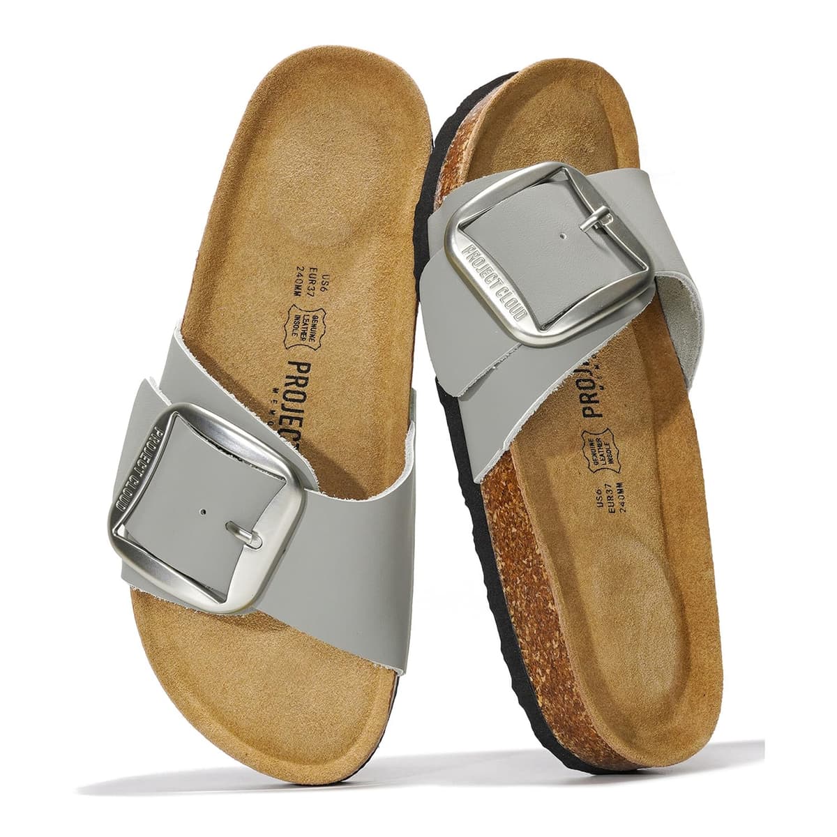 Project Cloud 100% Genuine Leather Sandals Women Dressy Beach Essentials Slides for Women Footwear - Lightweight with Memory Foam Insole Sandals for Women 2026 - Womens Slides — view 39