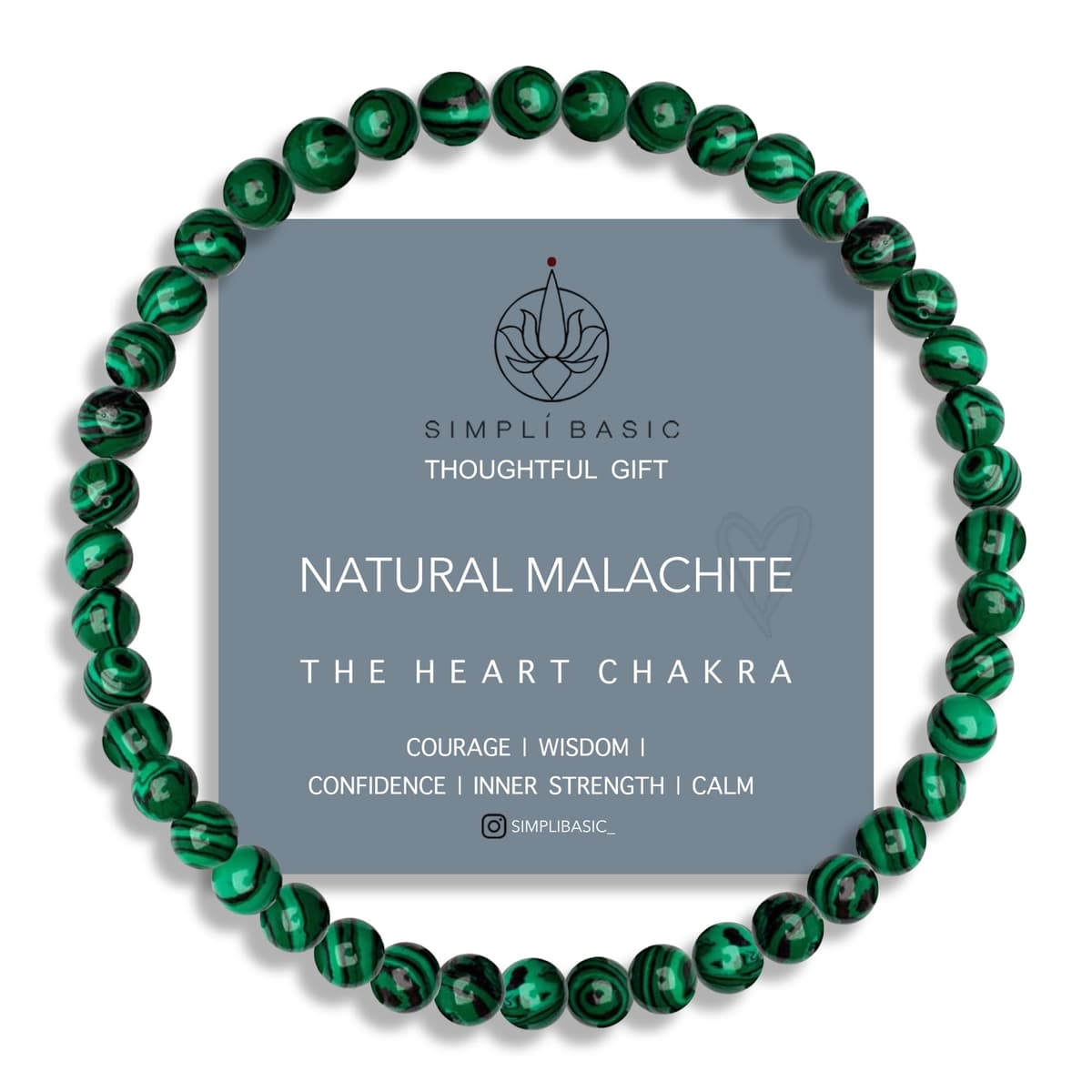 Natural Healing Gemstone Bracelet 4mm Beads, Womens & Mens, Inc Gift Box — view 23