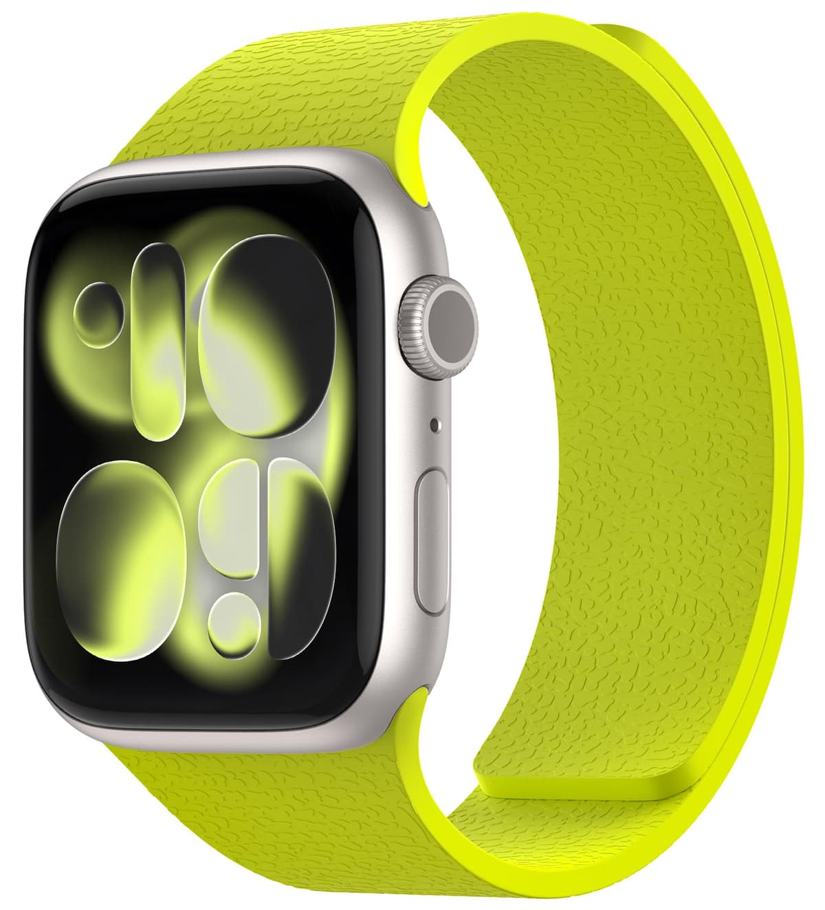 Nereides Compatible with Apple Watch Straps 46mm 45mm 44mm 49mm, Soft Magnetic Silicone Replacement Band for iWatch Series 11 10 9 8 7 6 5 4 SE SE2 SE3 Ultra 3/2/1 (Black+Orange) — view 12
