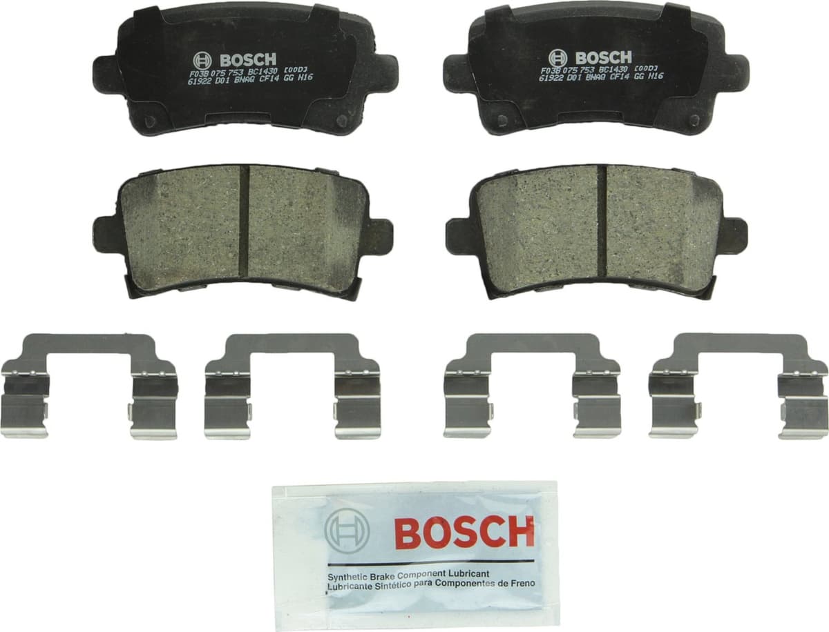 Bosch BC914 QuietCast Premium Ceramic Disc Brake Pad Set For: Acura ILX; Honda Accord, Civic, CR-V, Element, Fit, Front — view 3