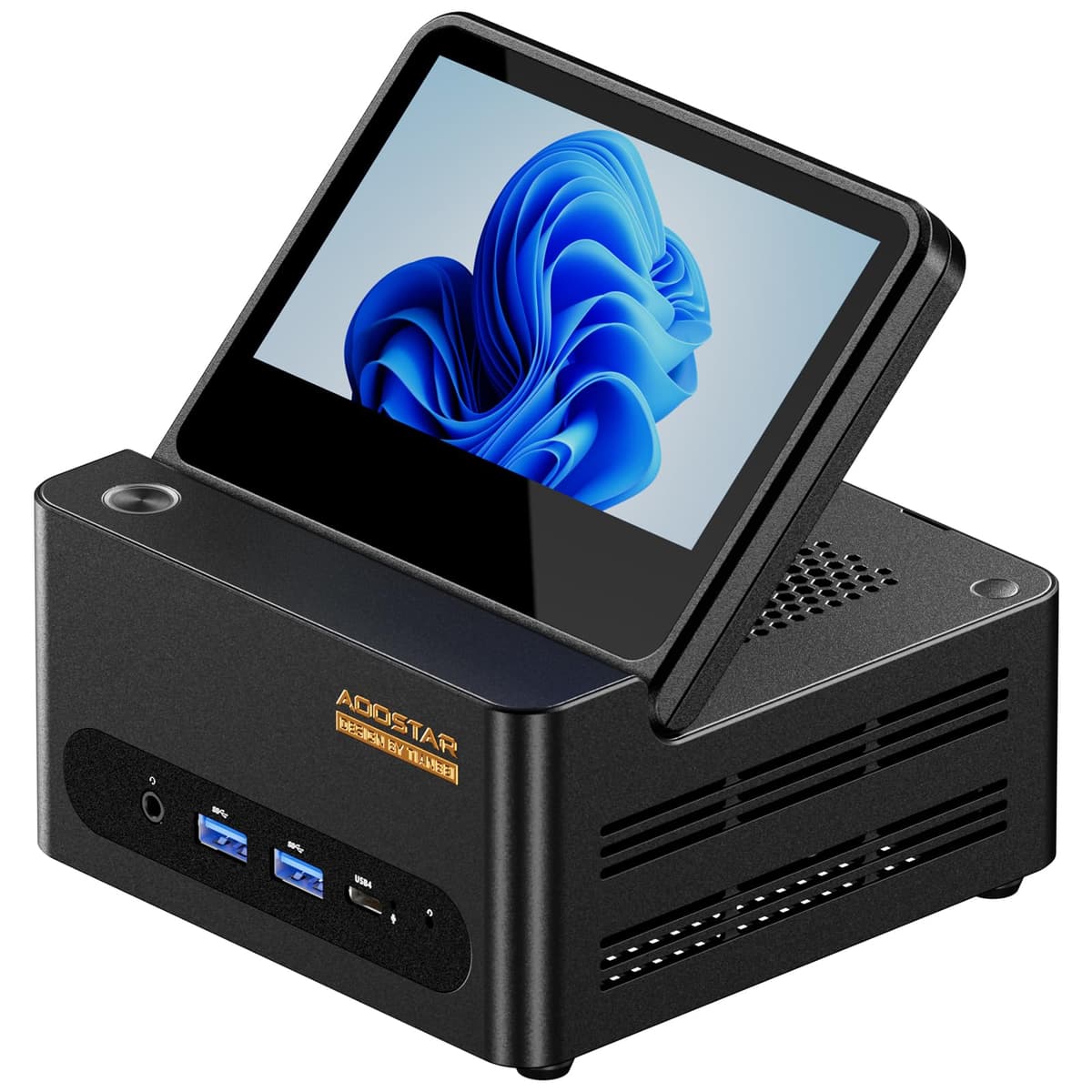 AOOSTAR GEM12 MAX Mini PC Ryzen 7 8745HS (8C/16T up to 5.1GHz), Support OpenClaw NO RAM NO SSD, Radeon 780M Graphics Gaming Computers, with OCuLink Dual USB4, HDMI/Dual 2.5G LAN/ BT5.2/WIFl6 — view 9