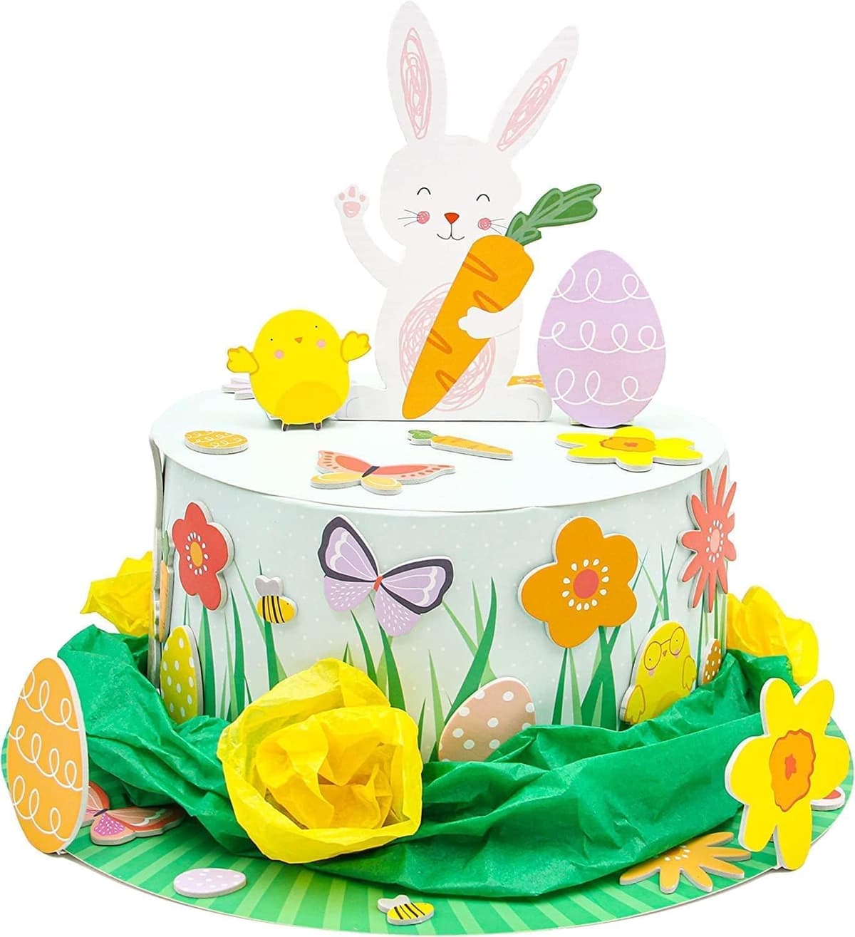 YLAB Make Your Own Easter Bonnet Kit – Fun Craft Activity for Kids, Perfect for Easter Bonnet Parade & School Competitions, I — view 2