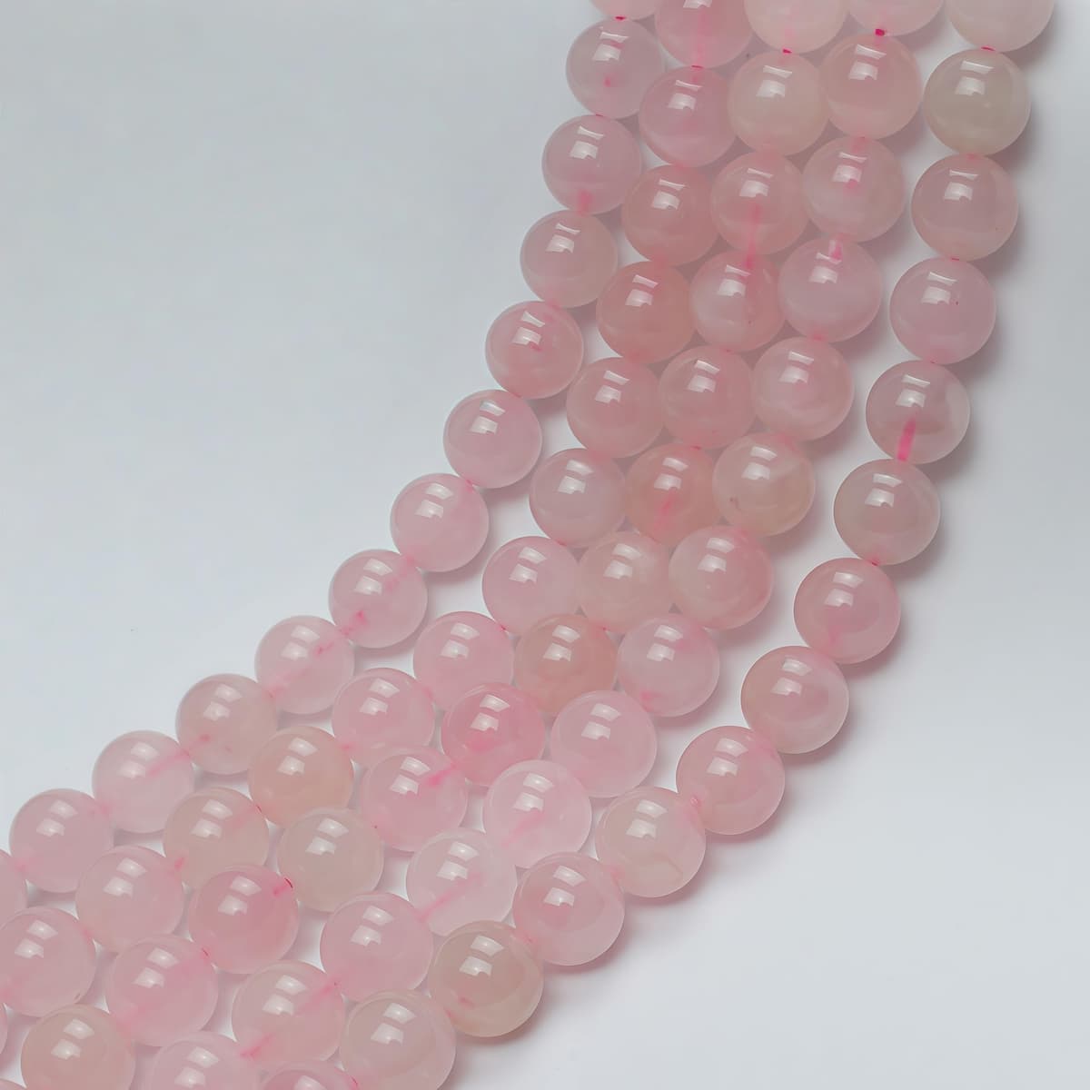 MJDCB 6mm 60 piezas Cuentas de Piedra Cuarzo Rosa Redondas Sueltas Piedras Semipreciosas Naturales para Hacer Joyas Pulseras Collares — view 7