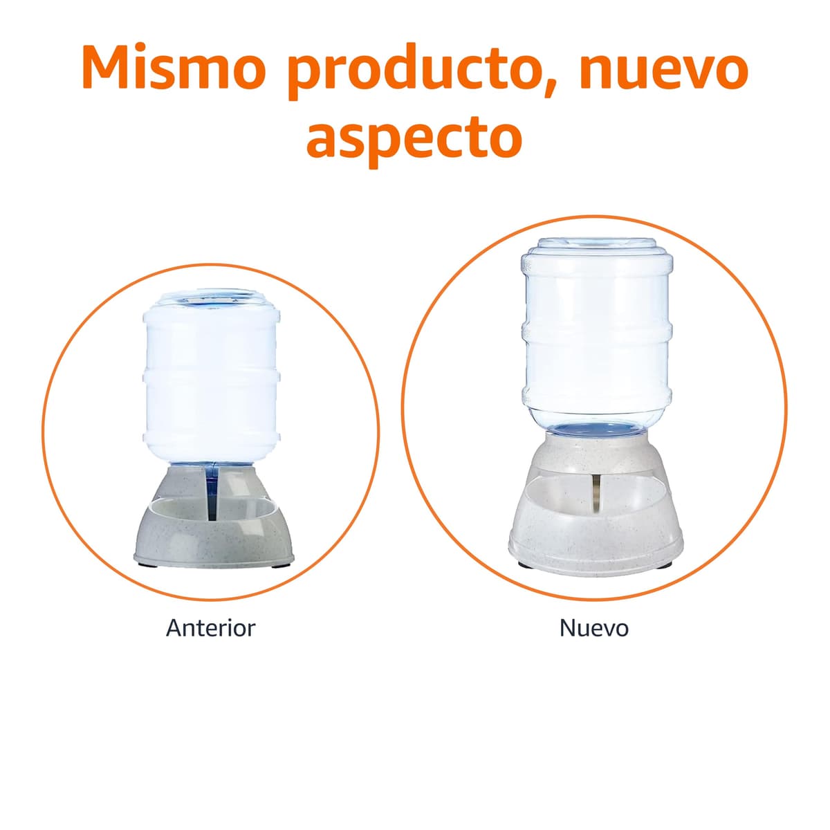 Amazon Basics Water Dispenser, Dogs and Cats, 1 Gallon, Small, Clear — view 3