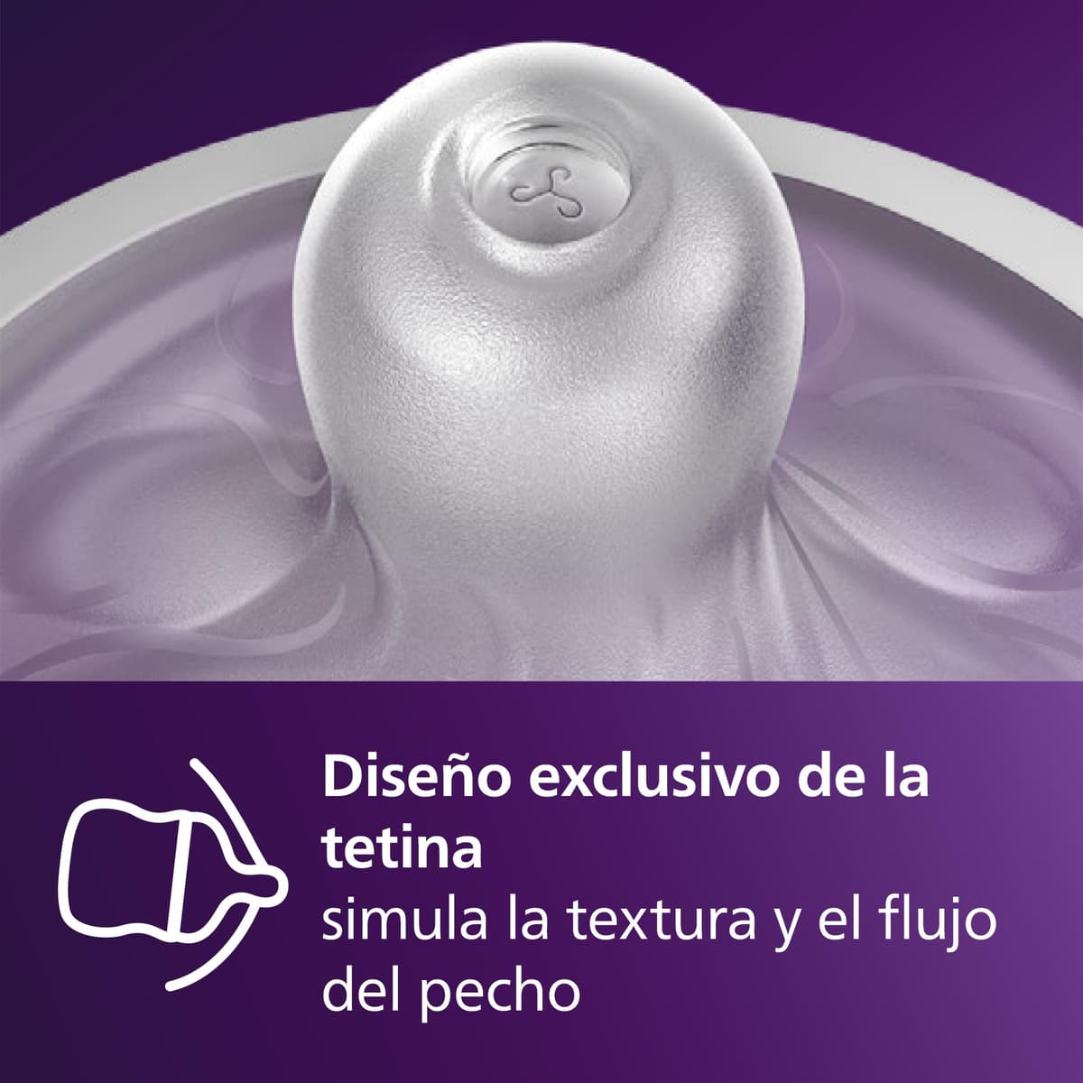 Philips Avent Biberón Natural Response: biberón para bebés recién nacidos de 260 ml, sin BPA, a partir de 3 a 6 meses modelo SCY903/01) — view 4