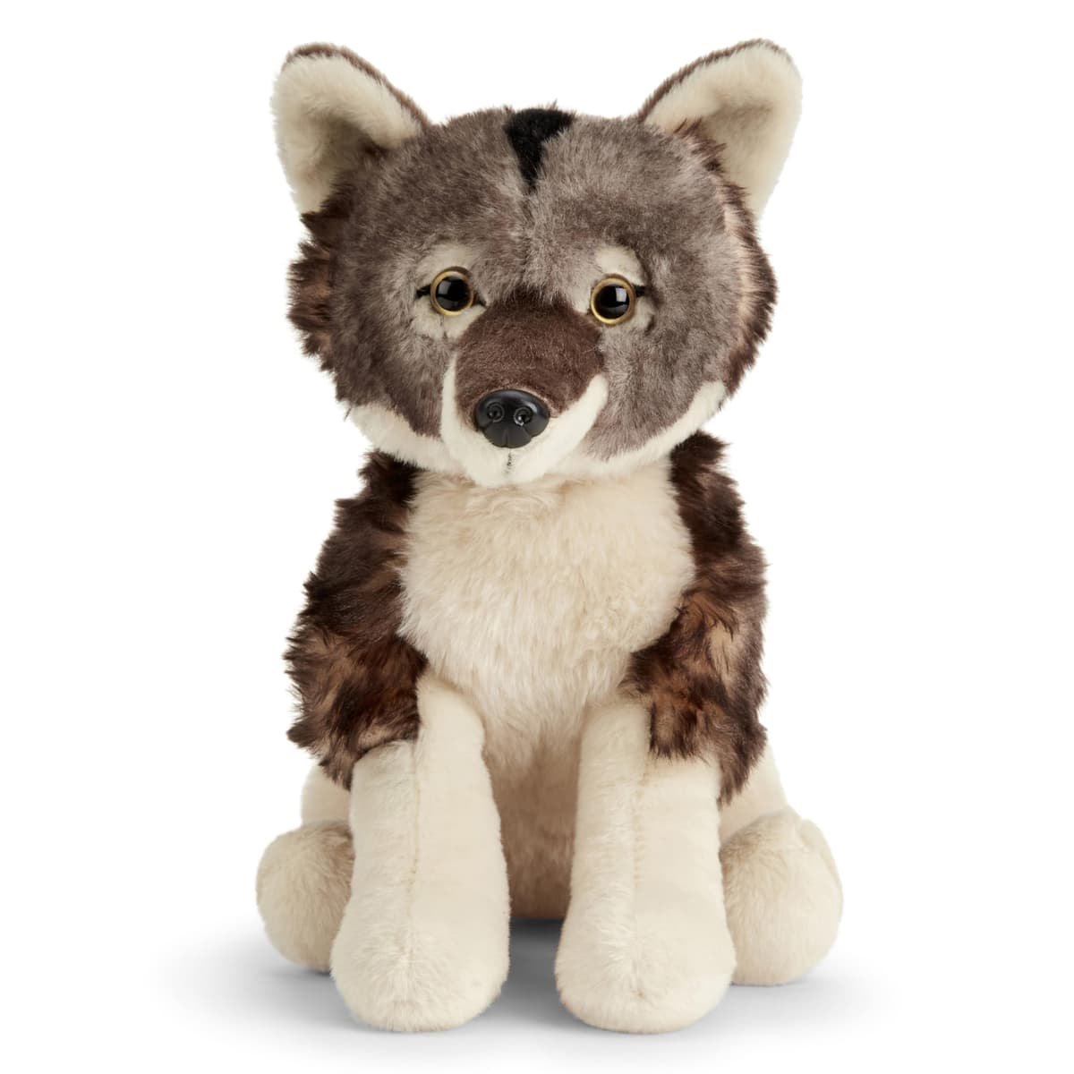 Zappi Co William the Grey Wolf Plush Toy Timber Wolf (22cm) - Soft, Cuddly, 100% Recycled - Loyal Pack Companion — view 5