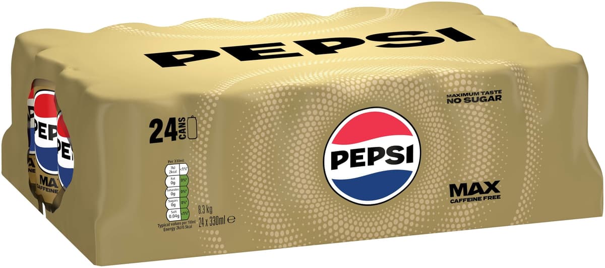 Pepsi Max No Caffeine, 24 x330ml — view 4
