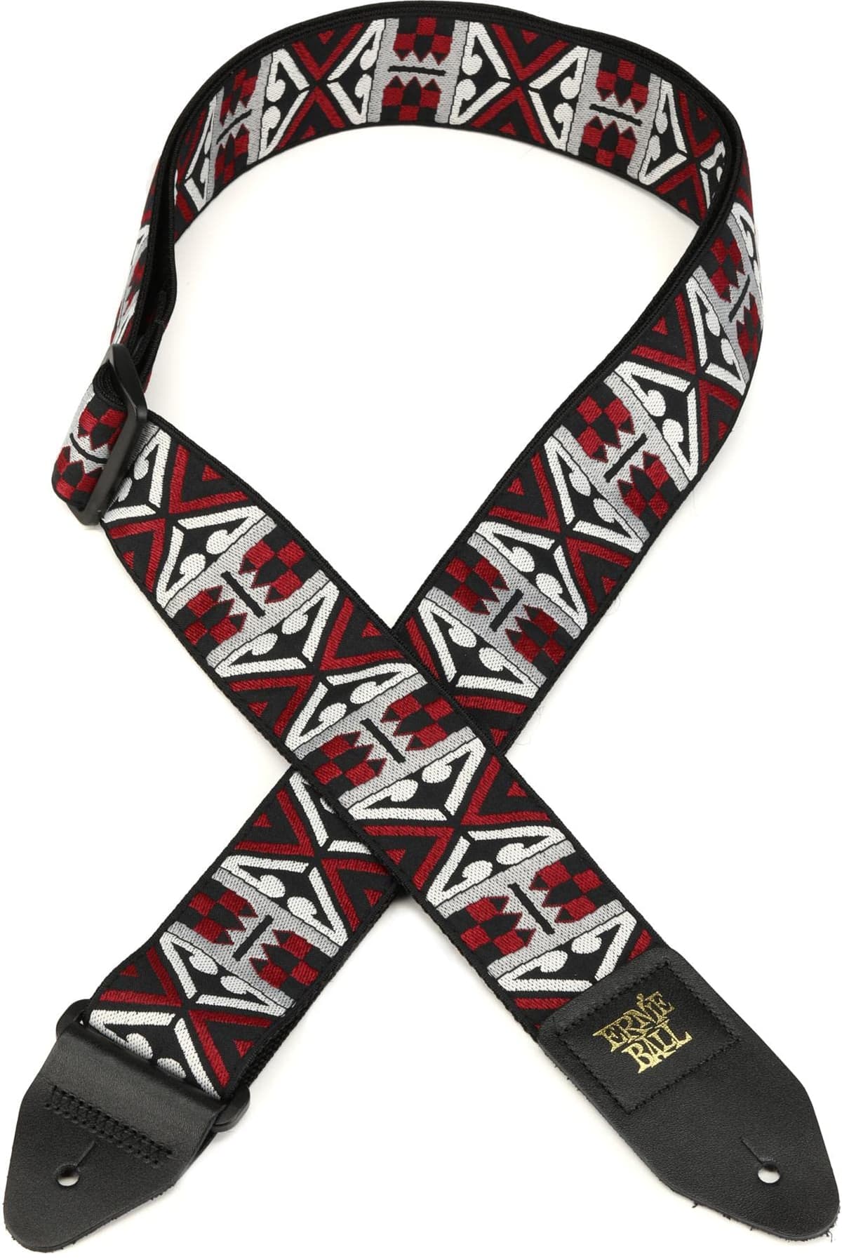 Ernie Ball - Correa para guitarra, Jacquard, diseño de Black Checkers — view 19