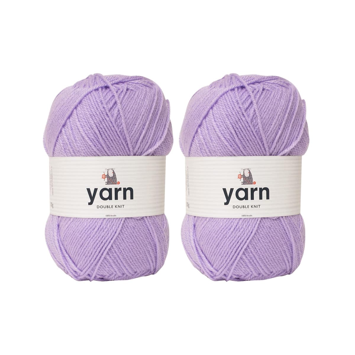 Korbond DK Beige Yarn - 100g Acrylic Wool - Lightweight, Hypoallergenic & Durable Double Knit Crochet Yarn Knitting Wool (290m Total) — view 68