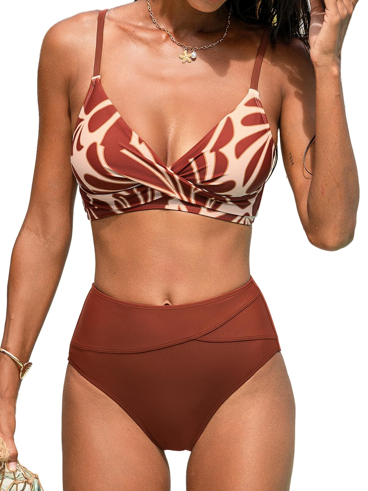 CUPSHE Mujer Traje De Baño Push up Sujetador Acolchado Bikini — view 31