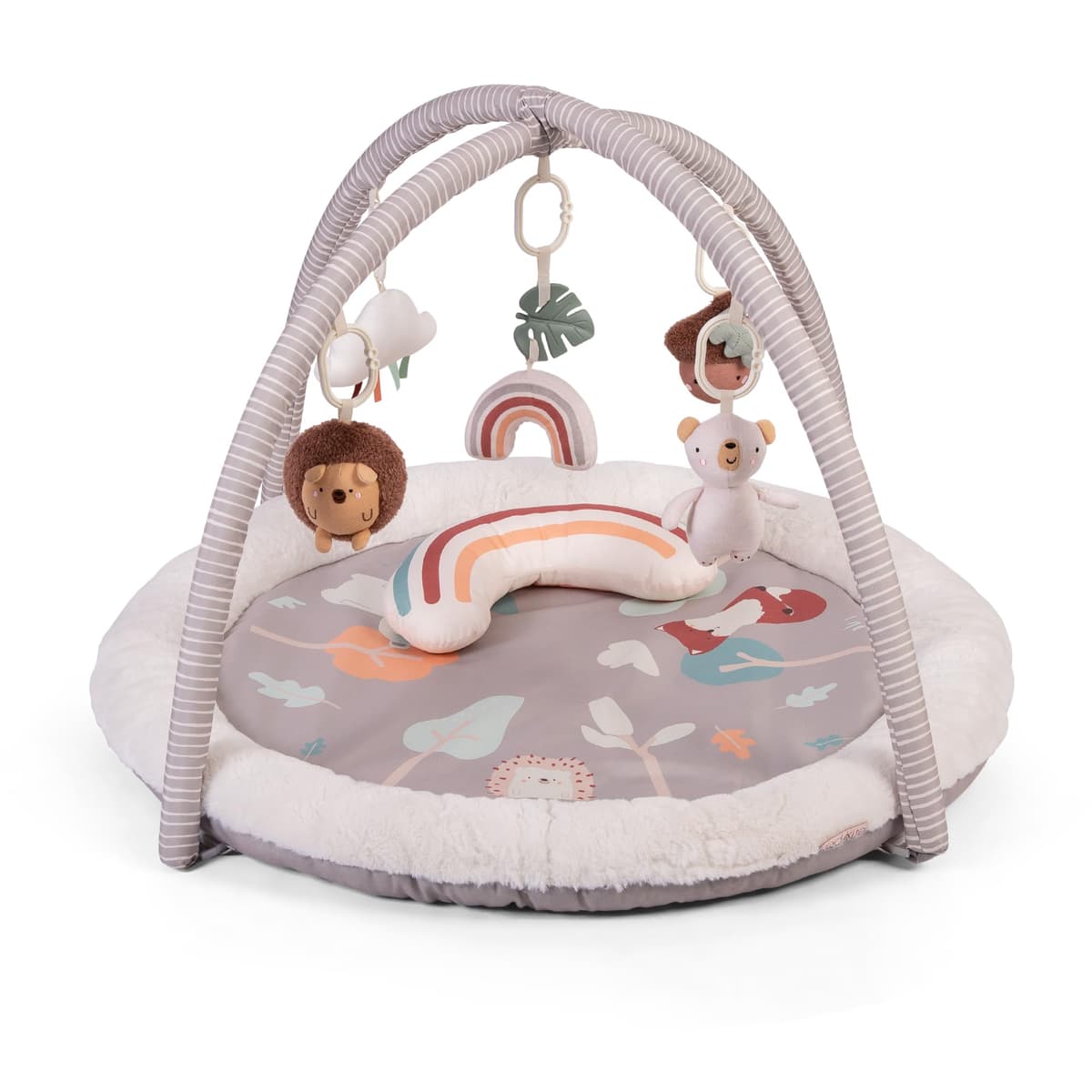 Red Kite Play Gym - Padded Play Gym with Hanging Toys & Tummy Time Mirror (Woodland Walks)