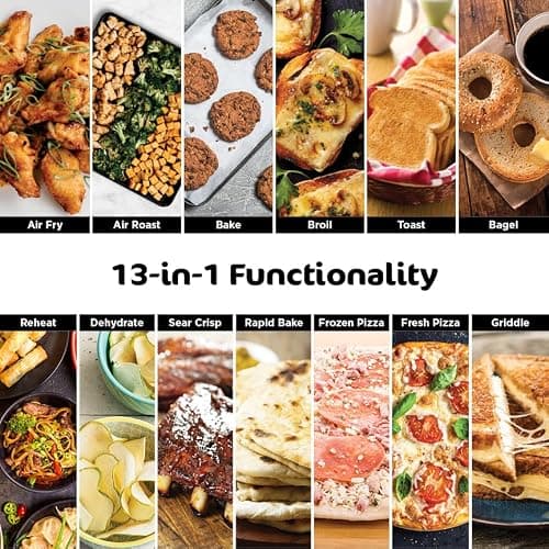 Ninja Foodi SP351 13 in 1 Air Fry Oven with Smart Thermometer, Silver — view 2