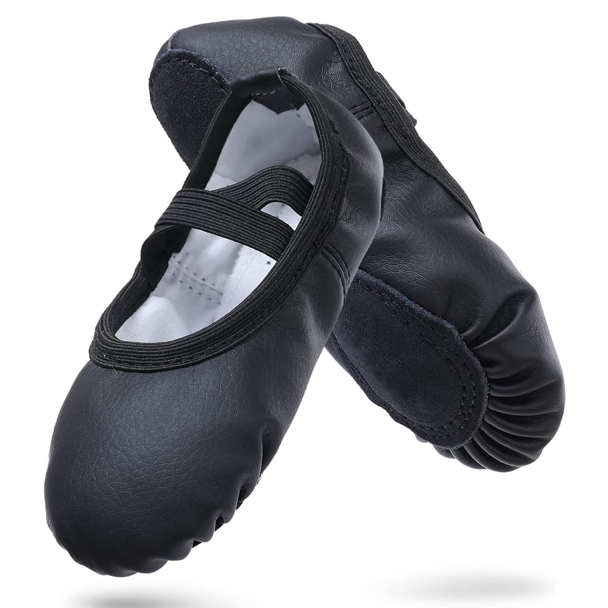 Zapatillas de Ballet Niñas Zapatillas de Baile Gimnasia Suela de Cuero para Niños Adultos Tamaño 20-40