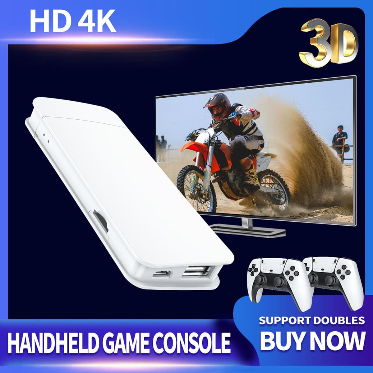 Cosiki Juego de Consola de Juegos Retro 4K HD Multimedia Plug and Play Video Game Stick para Diversión Familiar Experiencia de Juego de TV en Casa (M15 128GB) — view 2