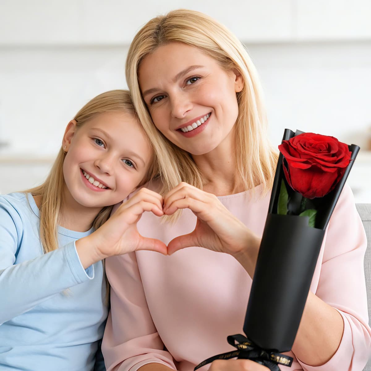 Yamonic Rosa Eterna Regalos Mujer, Rosa Eterna Natural Preservada Regalo Dia de la Madre Regalo Cumpleaños Mujer,Flores Preservadas con Tallo Regalo San Valentín Rosa Dia de la Madre — view 5
