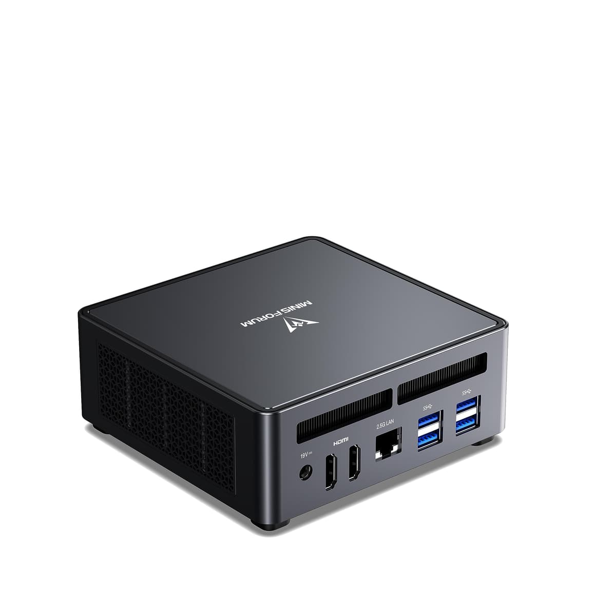 MINISFORUM DeskMini AMD Ryzen 9 7940HS up to 5.2 GHz 32 GB DDR5 1TB SSD, AMD Radeon 780M, 4x USB3.2, 2x USB4 & 2xHDMI 2.1,2x PCIe4.0, Wi-Fi 6E/BT5.3