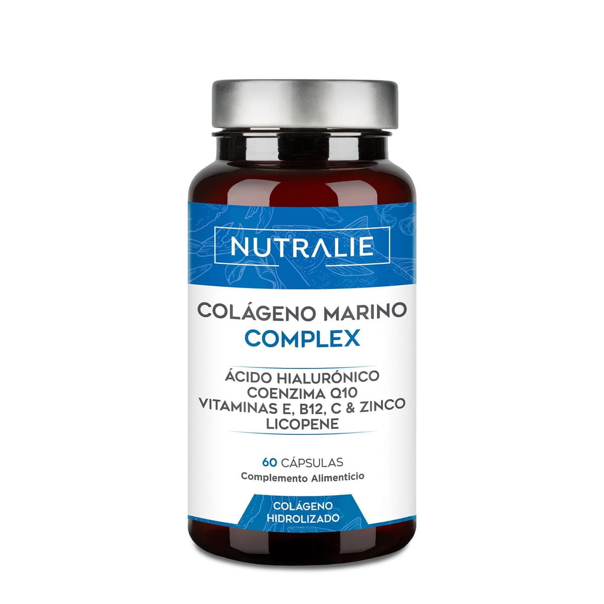 Colágeno Ácido Hialurónico - Hidrolizado + Biotina + Q10 - Piel Cartílago - Vit C D B12 y Zinc - Collagen Complex - 60 Cápsulas Nutralie — view 7