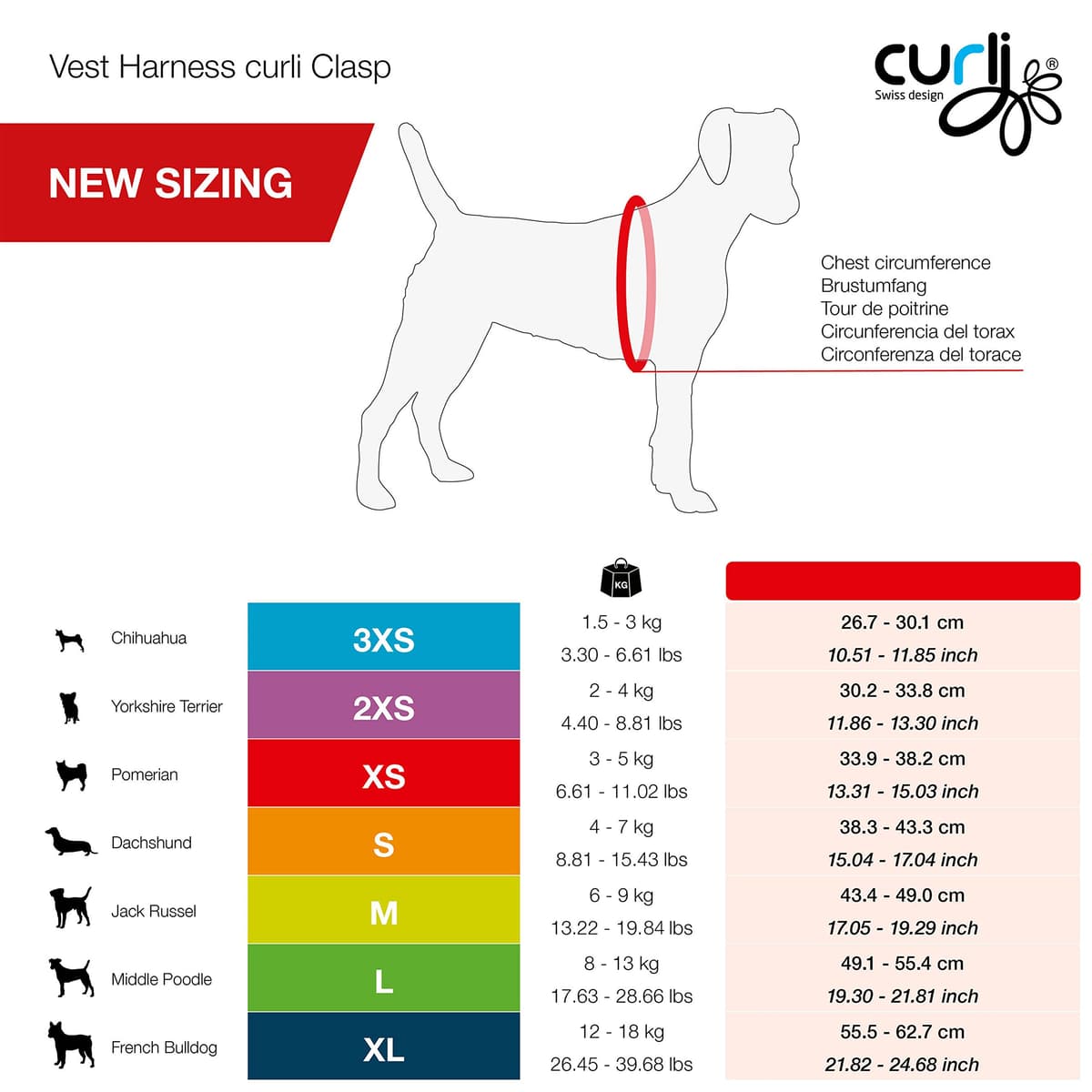 Vest Harness curli Clasp Air-Mesh Moss XS — view 4