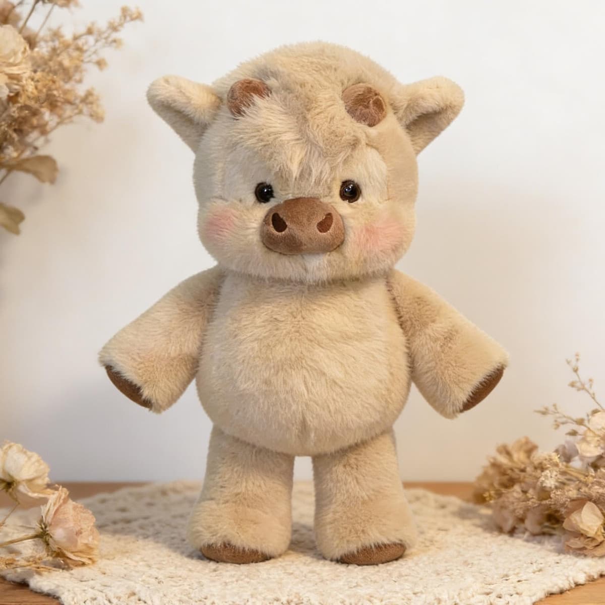 Peluche De V aca Grande Y Suave, 45 Cm. Adorable Peluche De V aca Corriendo, Muñeco Coleccionable De Ternero De Dibujos Animados, Juguetes Interactivos De Animales Para El Hogar, Habitación Infantil — view 3
