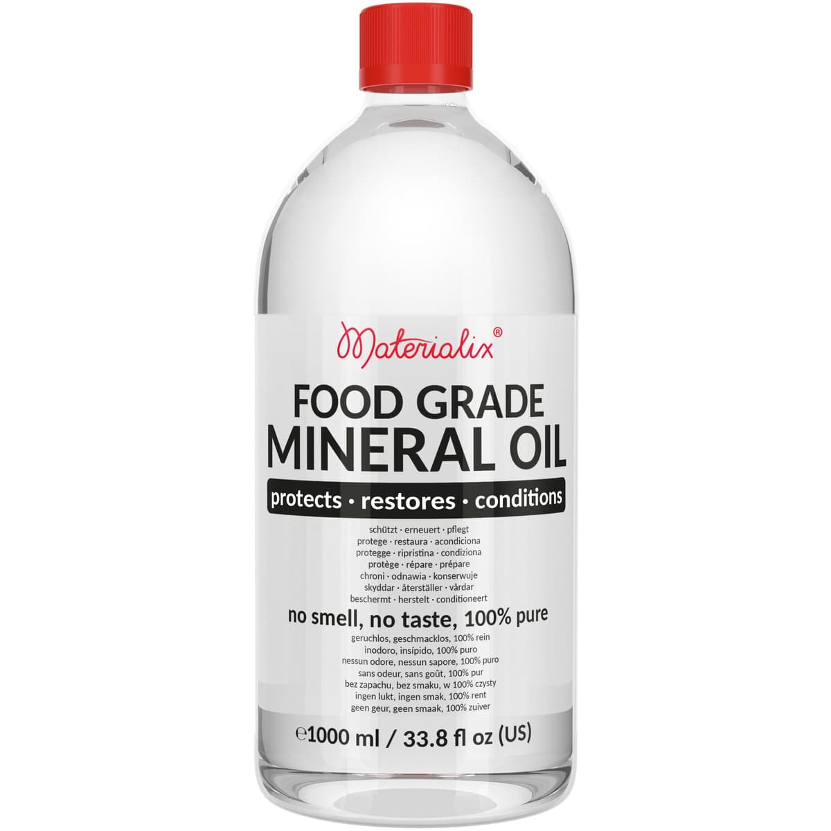 Aceite mineral de grado alimenticio Materialix (250ml) — view 9