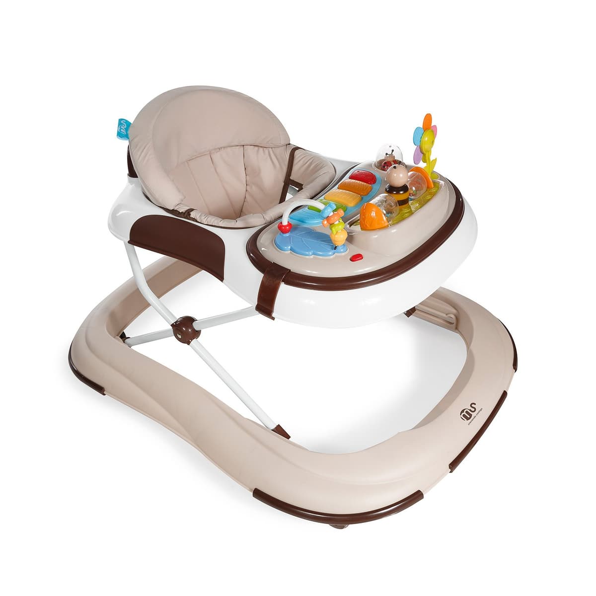 Ms - Andador Bebe con Base Antivuelco y Protector Marcos y puertas- Incluye Bandeja De Sonidos Y Juegos- Ruedas de silicona- Acabado en Mate — view 4