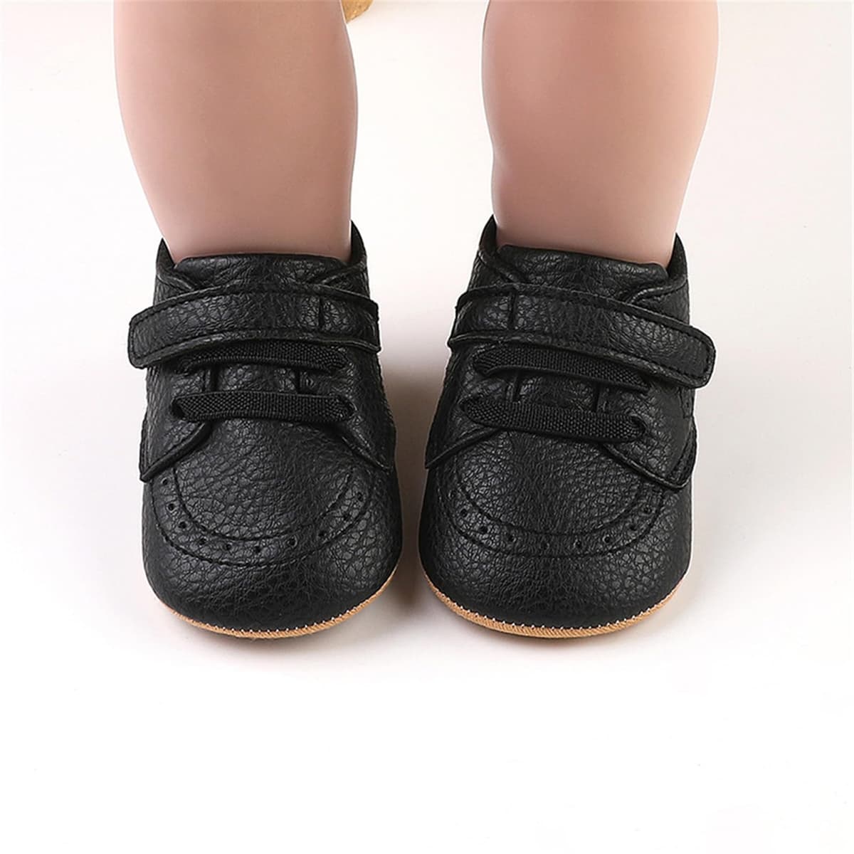 RVROVIC Baby Boys Girls Sneakers Anti-Slip Oxford Loafer Flats Infant Toddler PU Leather Soft Sole Baby Shoes — view 3