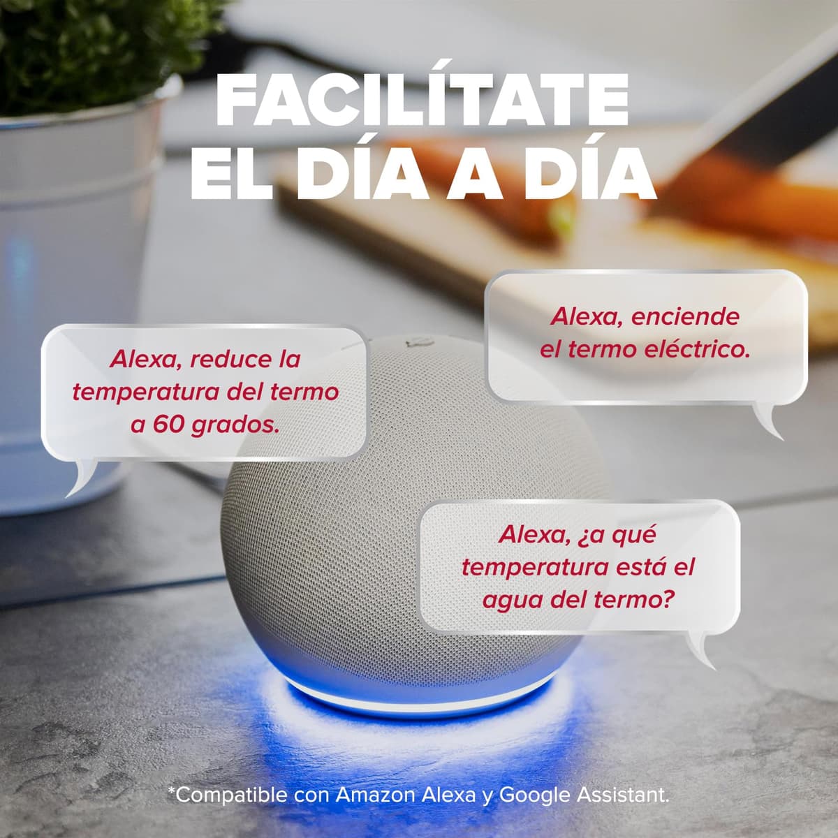 Ariston Velis Pro Wifi (ex.DUO 5 Fleck)- Termo Eléctrico 50 Litros Bajo Consumo Multiposición, Calentador de Agua 79,7x27,5x51,1 para Instalación España, Eficiencia B Rango(A+/F), Compatible con Alexa — view 5