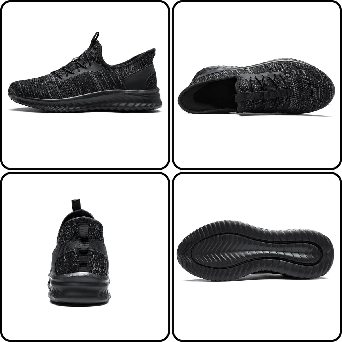 Zapatillas Casual para Hombre Slip On Calzados Deportivo Zapatos de Running Transpirable Ligero Zapatillas de Caminar — view 4