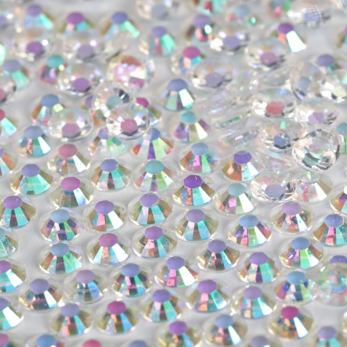 1000pcs 4mm Flat Back Non-Stick Rhinestone Crystal Diamantes Nail Art & Craft Scrapbooking Embellishments 90 Available Colours (4mm, AB Clear #A13) — view 30