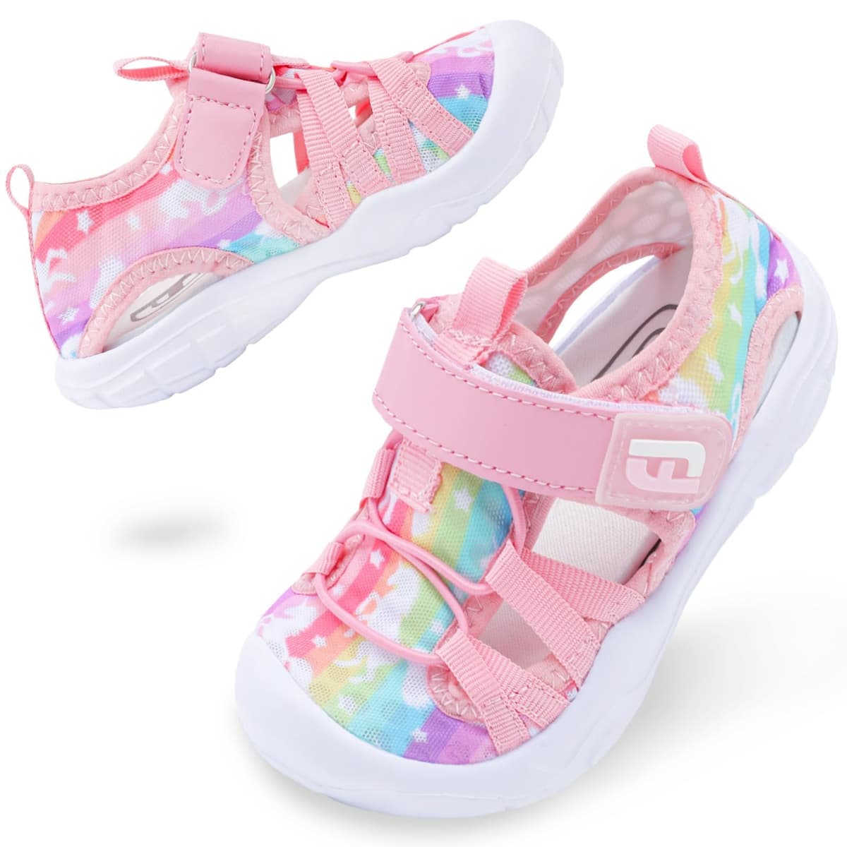 JOINFREE Toddler Boys Girls Water Shoes Breathable Qucik Dry Sport Beach Sandals Lightweight Barefoot Flexible — view 8
