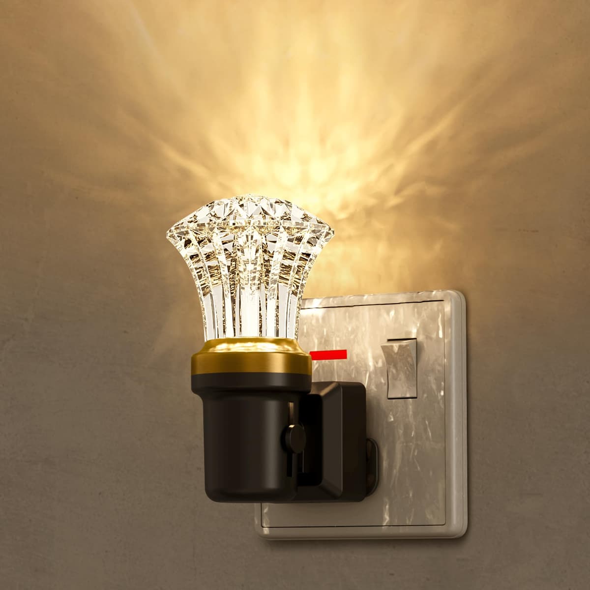 LOHAS-LED Night Light Plug in Wall, Night Light with Dusk-to-Dawn Sensor, 0-100LM Dimmable, Warm White 3000K, Modern Nightlight Plug in Wall for Hallway, Bathroom, Stairway — view 14