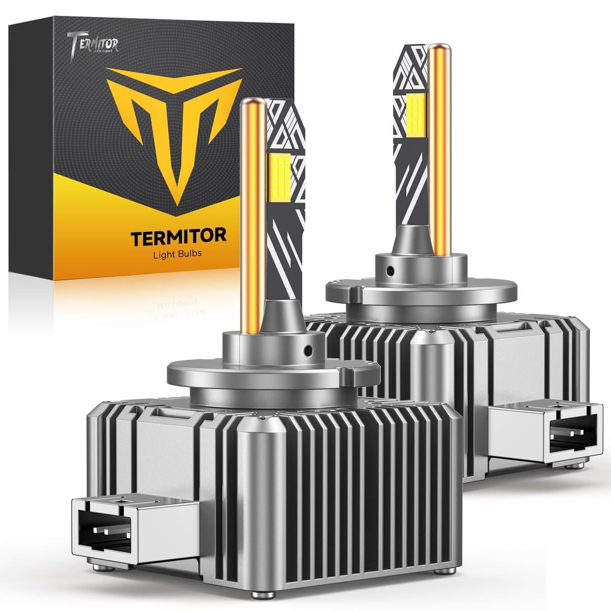 Termitor Latest H7/H7LL Bulbs, 50,000LM 900% Brightness, 6500K White Super Bright, 1:1 Halogen Size, 6500 Cool White H7 Fog Lights, No Adapter Required, Easy Install, Non-Polarity, Pack of 2 — view 17