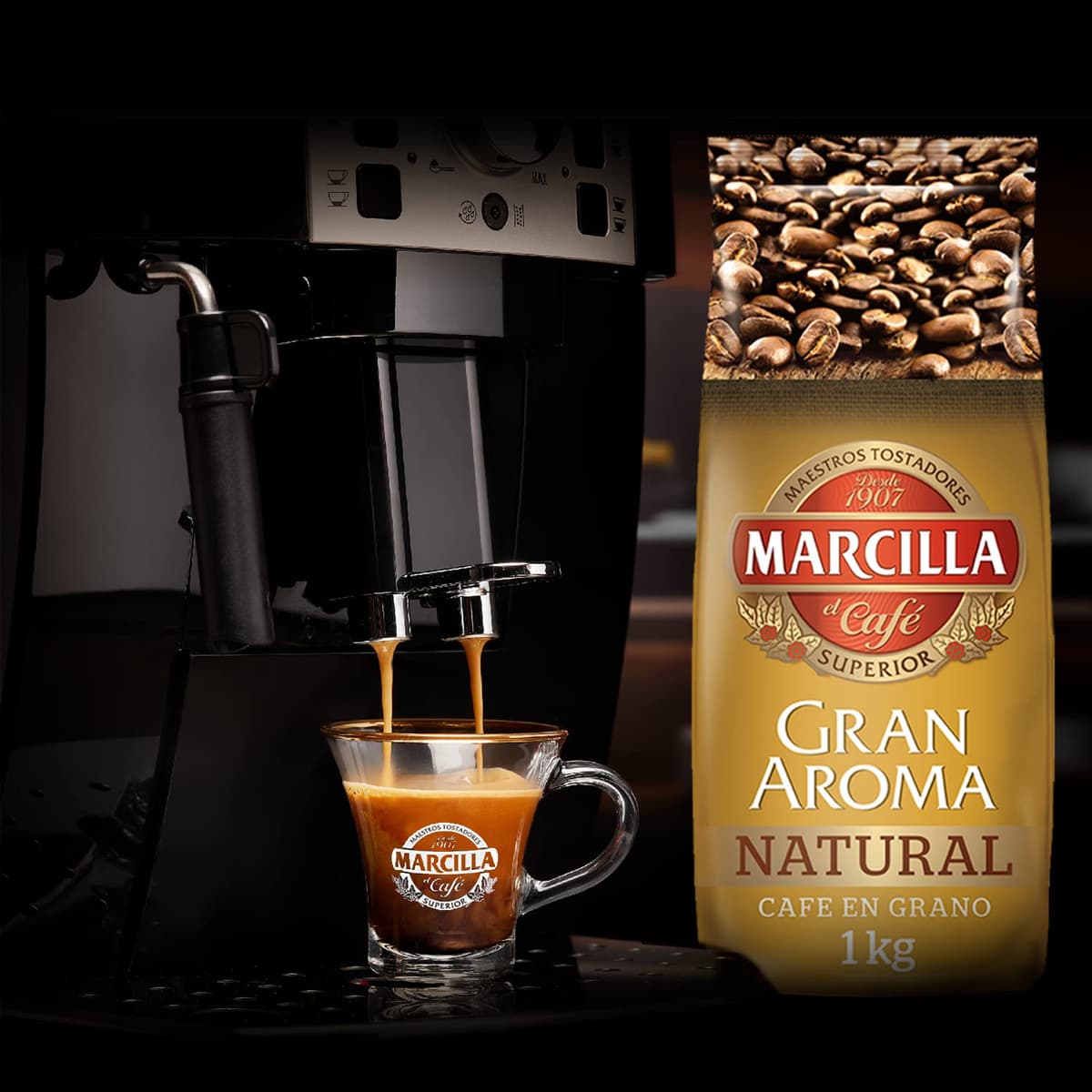 Marcilla Café Grano Gran Aroma | Natural | 1000g — view 4